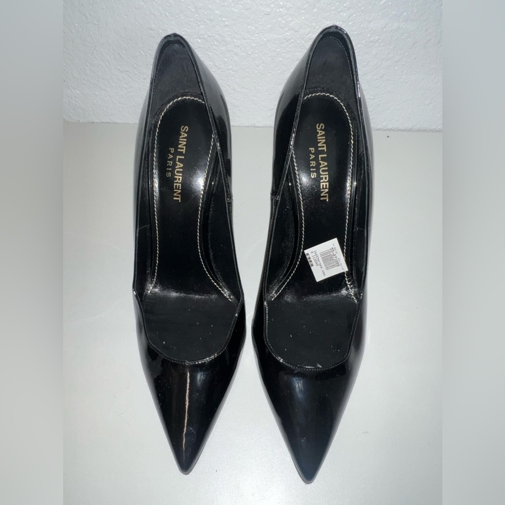 Yves Saint Laurent Black Stiletto Heels